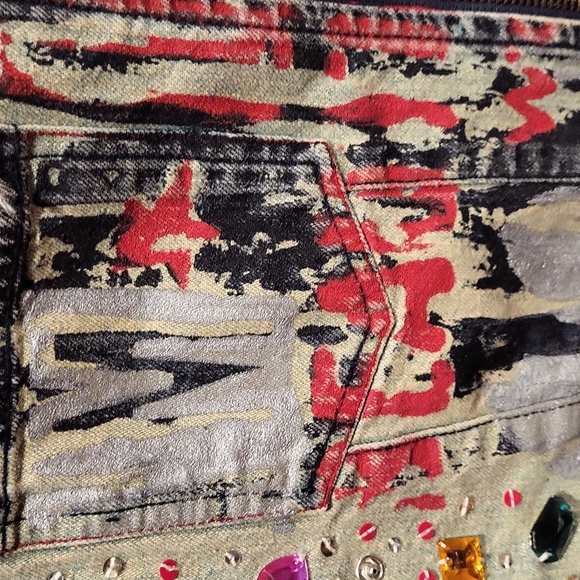 PRPS Artistic Splatter Jean Jacket - Picture 3 of 4